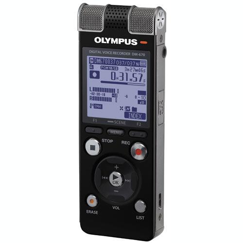 Olympus Dm670 Digital Voice Recorder & Media Player