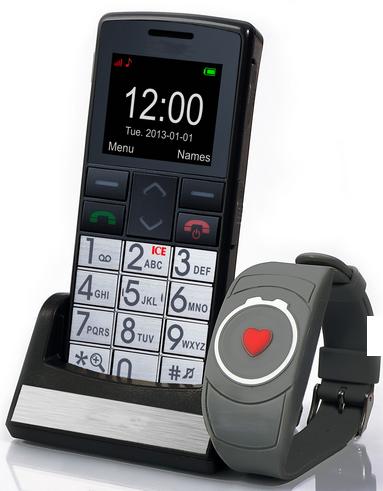 Easiphone 715 Mobile Phone With Camera & Sos Bracelet