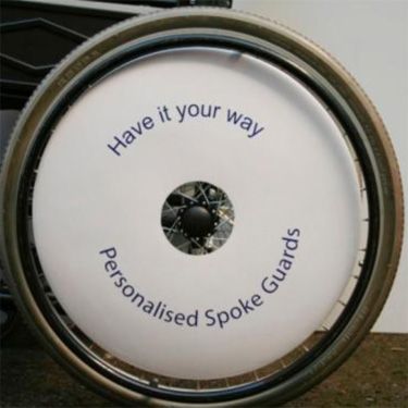 Design Your Own Wheelchair Spoke Guards 1