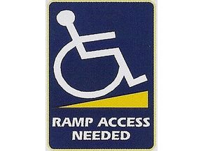 Ramp Access Needed Sticker 1