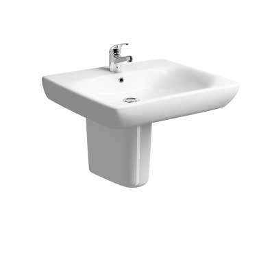 E100 Square Less Abled Washbasin With 1 Tap 1