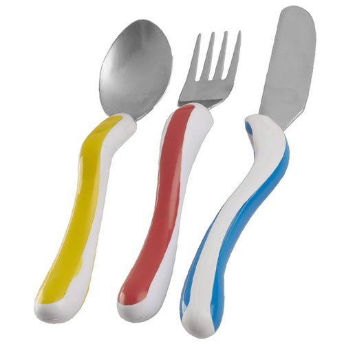 NRS Healthcare  Kura Care Adult Right Hand Angled Spoon