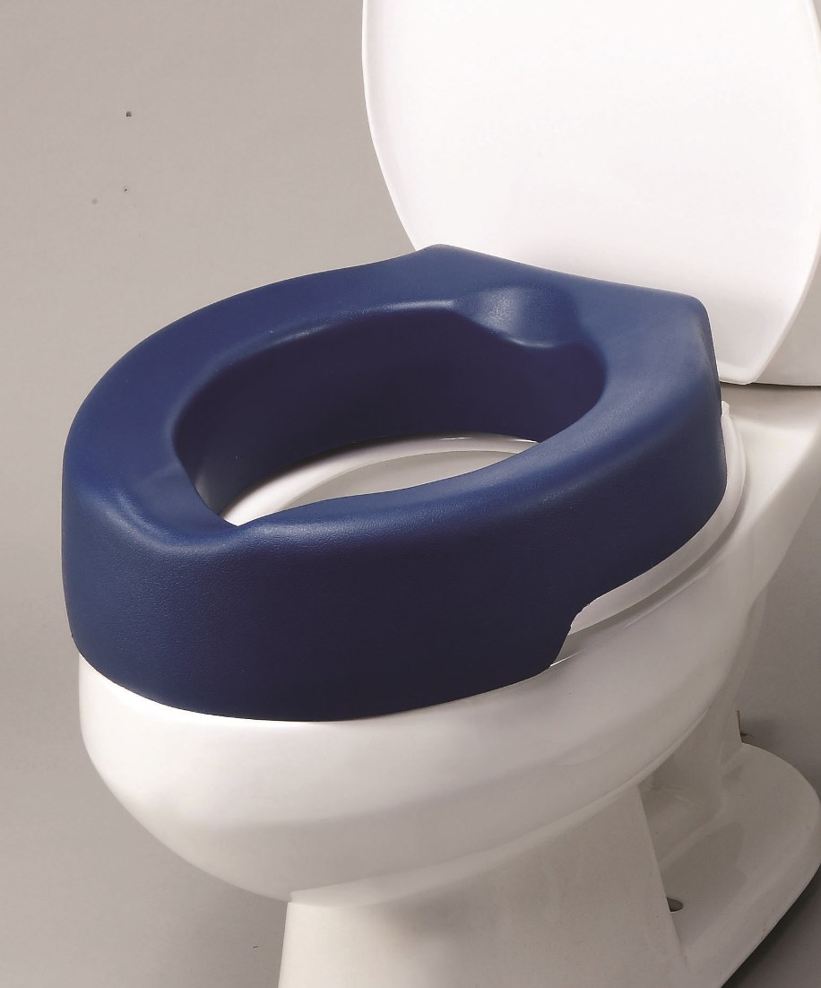 Blue Foam Raised Toilet Seat 1