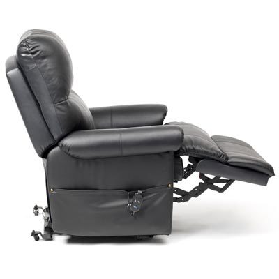Borg Single Motor Leather Riser Recliner Chair 7