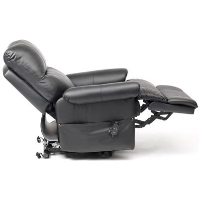 Borg Single Motor Leather Riser Recliner Chair 5