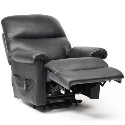 Borg Single Motor Leather Riser Recliner Chair 3