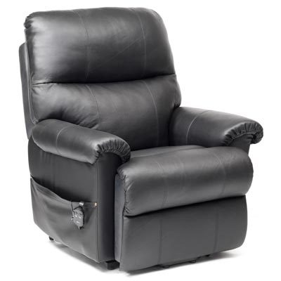 Borg Single Motor Leather Riser Recliner Chair 6