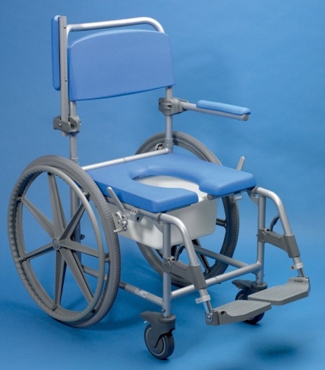 Self Propelled Deluxe Shower Commode Chair