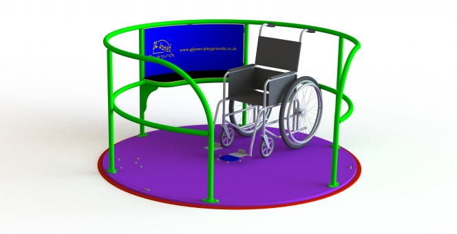 Ability SpaceDisk Wheelchair Accessible Roundabout