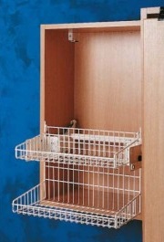 4Life Downward Folding Two Tier Wire Shelves