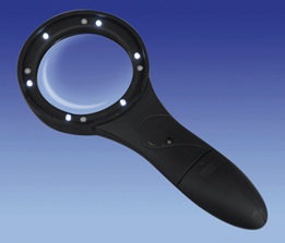 Deluxe Comfort Grip Magnifier With 6 Led Lights 1