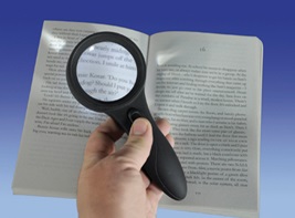 Deluxe Comfort Grip Magnifier With 6 Led Lights