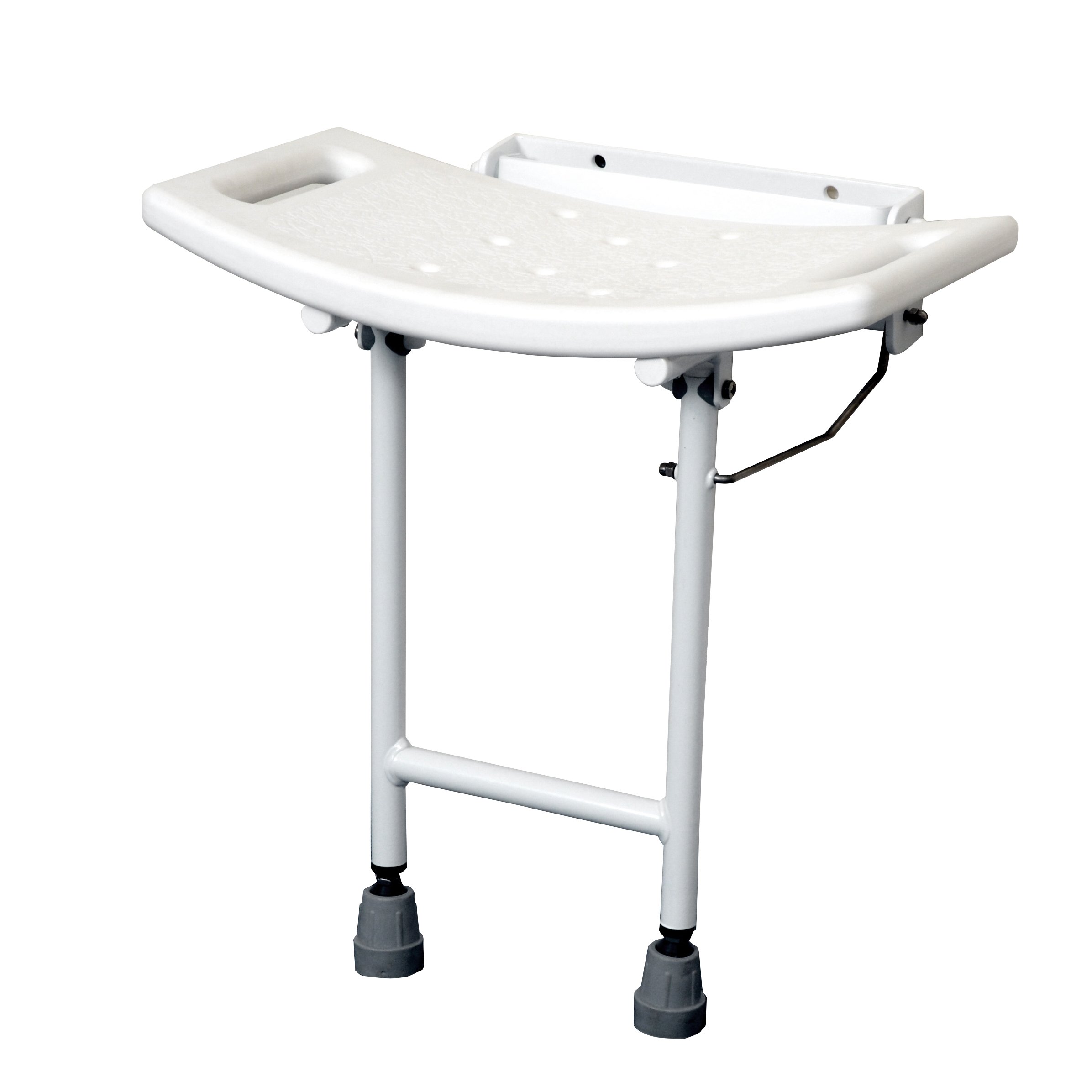 Lift up Moulded Shower Seat With legs 1