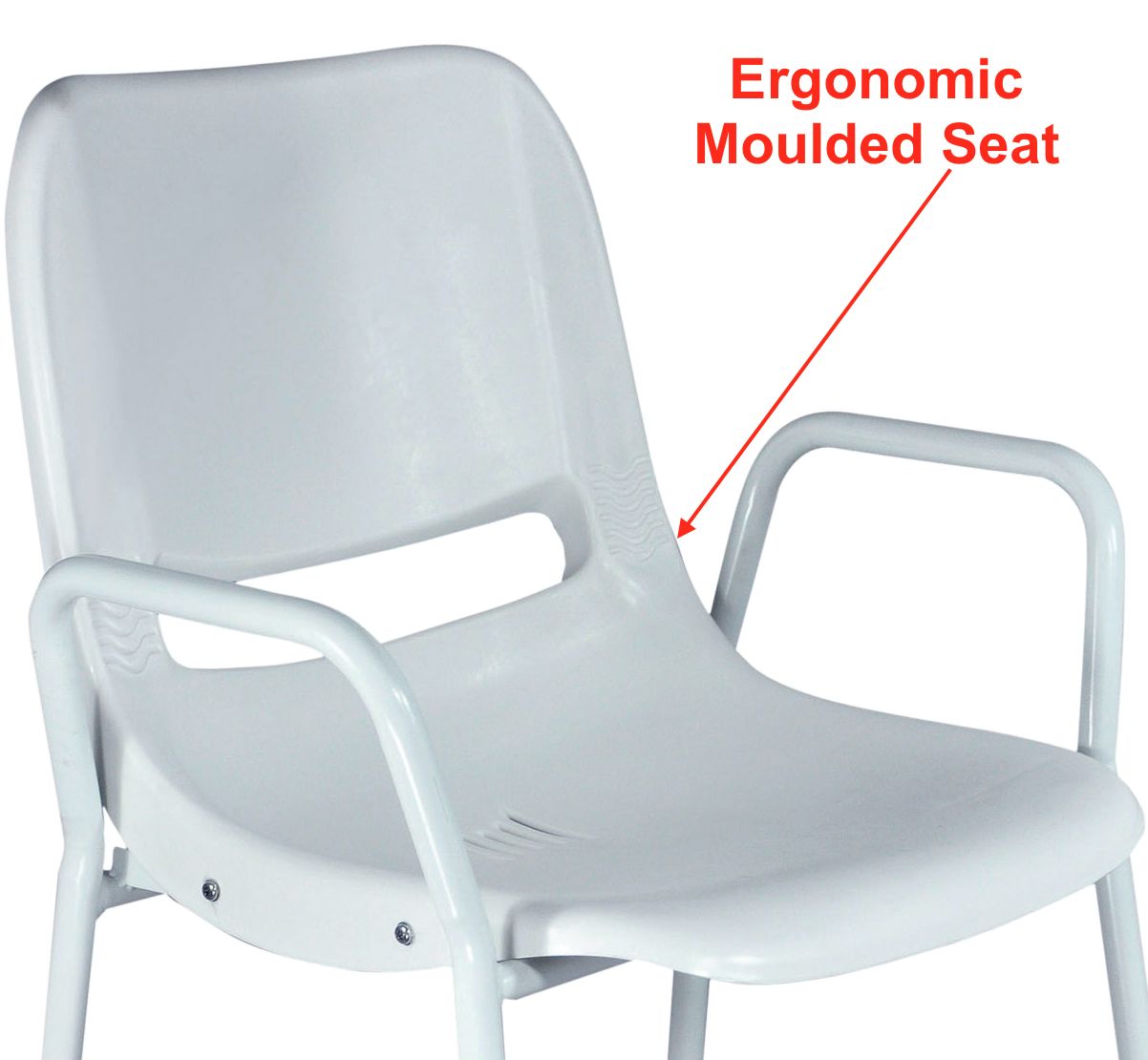 Milton Stackable Portable Shower Chair 1