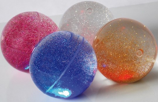 Flashing Glitter Balls