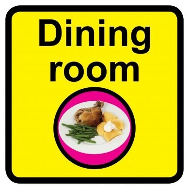 Square Dining Room Sign 3