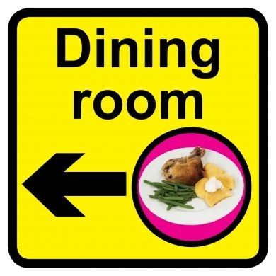 Square Dining Room Sign 2