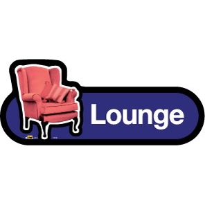 Care Home Lounge Signage 1