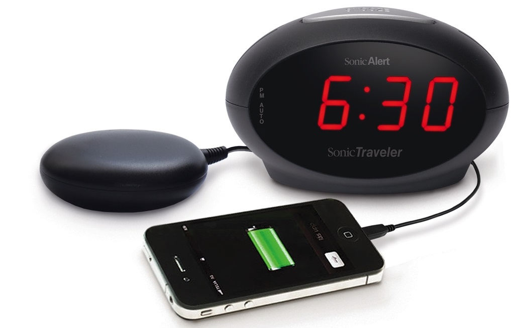 Sonic Traveller Alarm Clock With Bed Vibrator 1