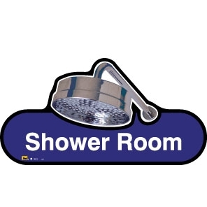 Shower Room Sign 1