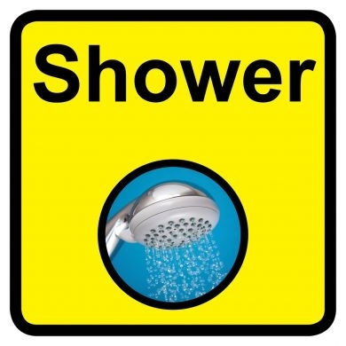Square Shower Sign 1