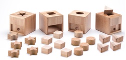 Chunky Wooden Posting Pots