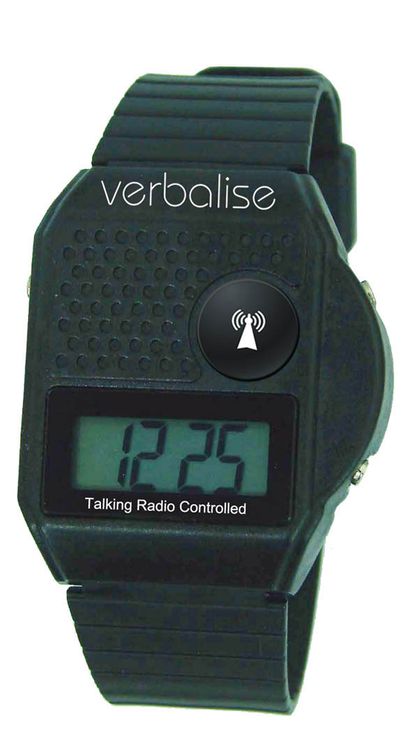 Talking Radio Controlled Black Watch