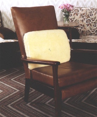 Sheepskin Lumbar Cushion 1