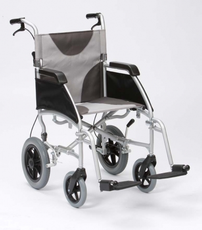 Ultralight Attendant Propelled Aluminium Wheelchair 1