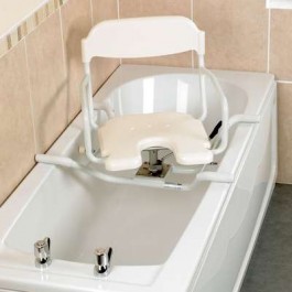 White Line Swivel Bath Seat 1