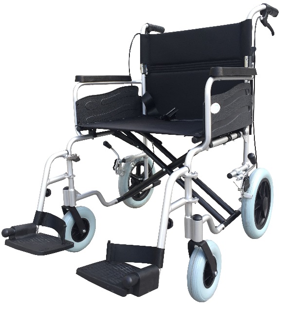 Z-tec Wide Aluminium Transit Wheelchair 2