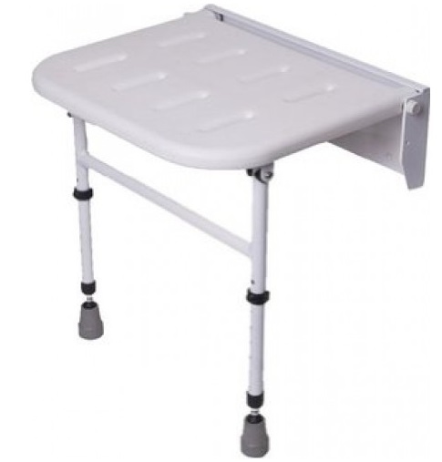 Folding Shower Seat With Legs 1