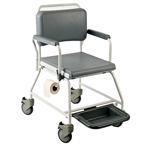 Wheeled Shower Commode Chair