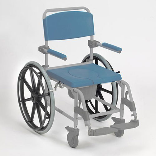 Adaptable Self Propelled Shower Commode Chair 1
