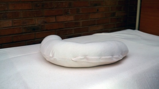 Horseshoe Shaped Temperature Regulating Pillow