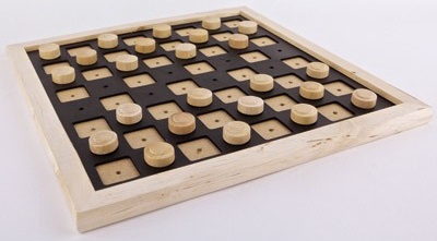 Tactile Wooden Draughts Set