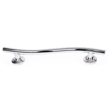 Luxury Contemporary Chrome Curved Grab Rail 1