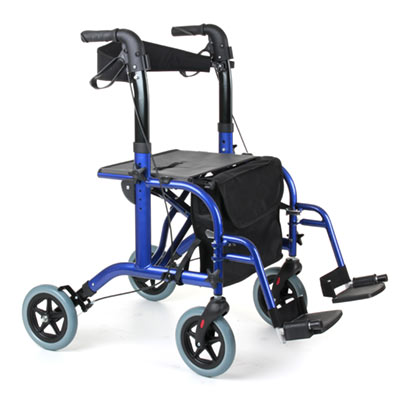 Tandem Duo Rollator & Wheelchair 1