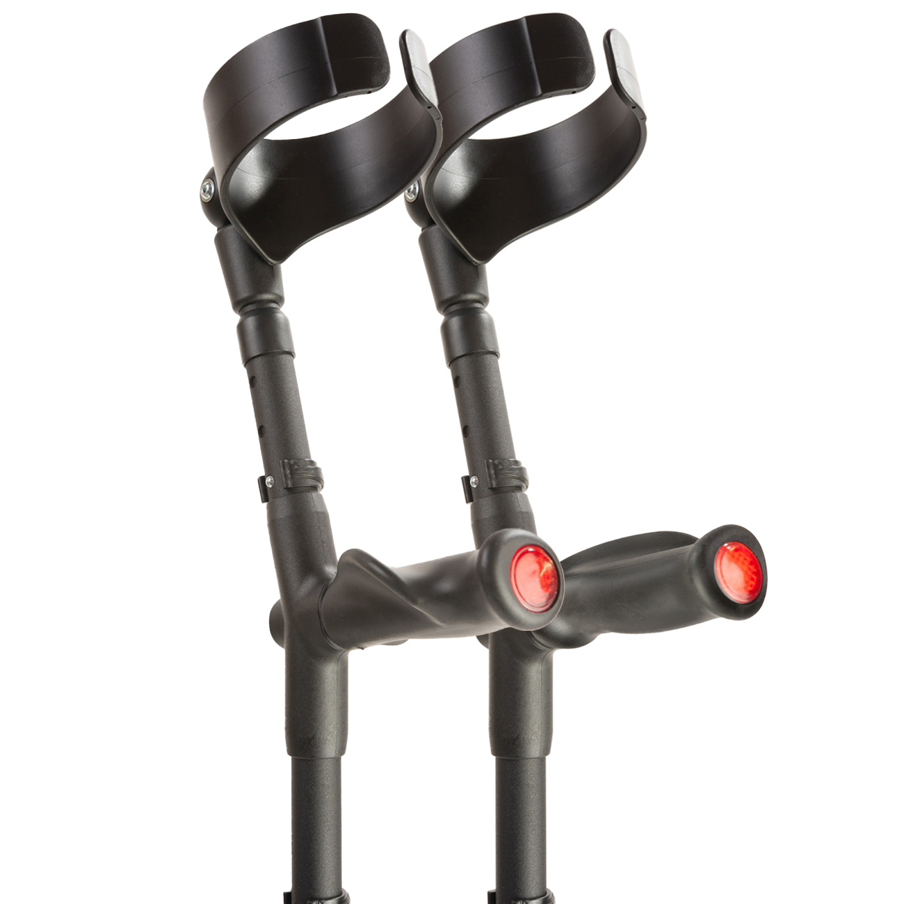 Flexyfoot Comfort Grip Double Adjustable Crutches