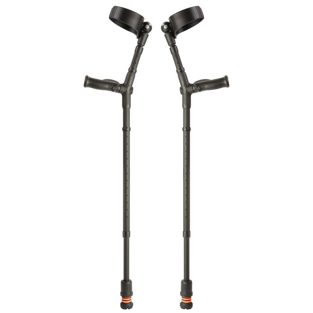 Flexyfoot Comfort Grip Double Adjustable Crutches