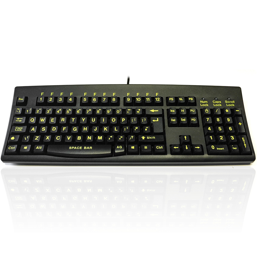 High Contrast & Visibility Keyboard