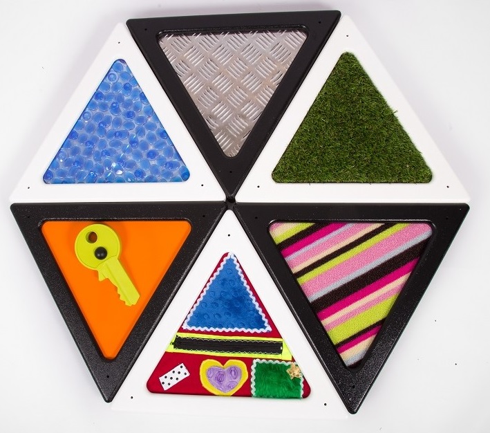 Set Of 6 Tactile Triangles 2