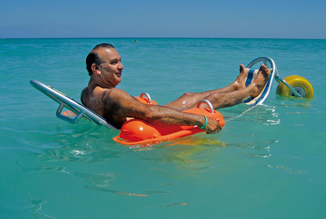Mobi-chair Floating Beach Wheelchair
