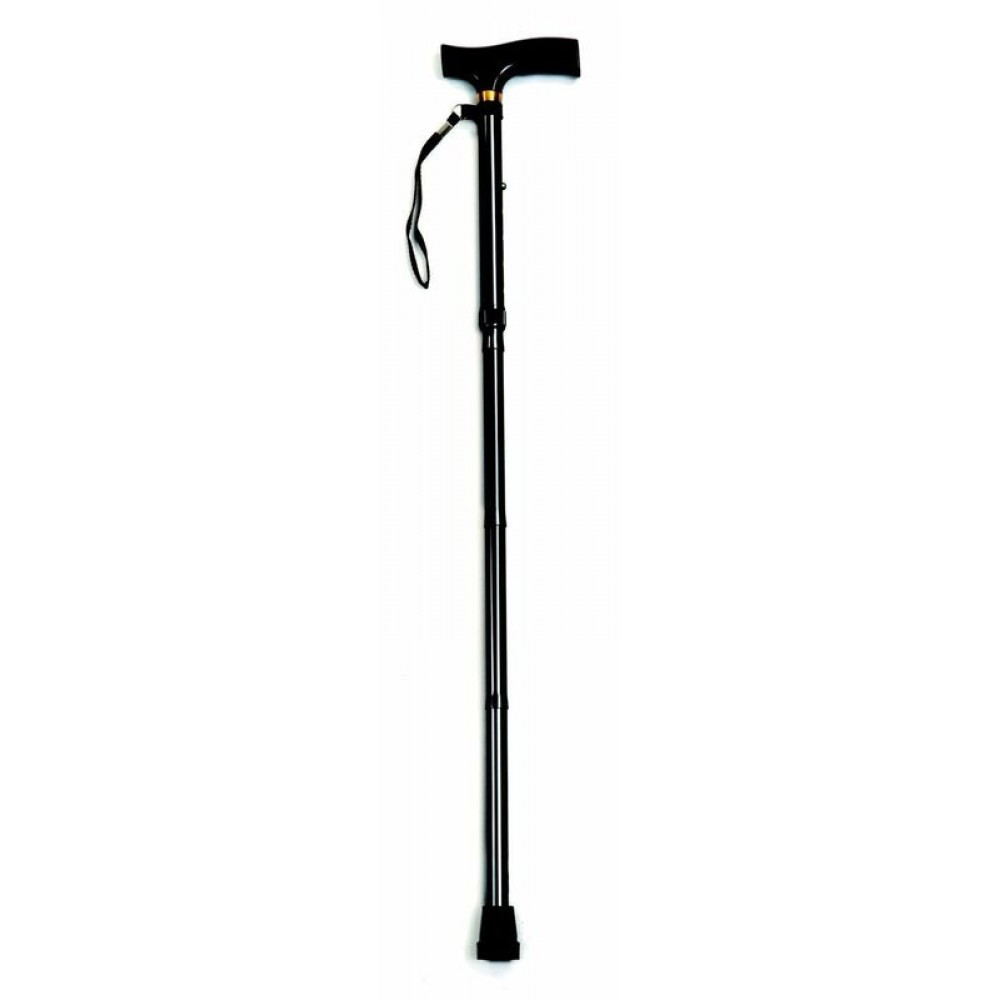 Adjustable Walking Stick With Wooden Handle