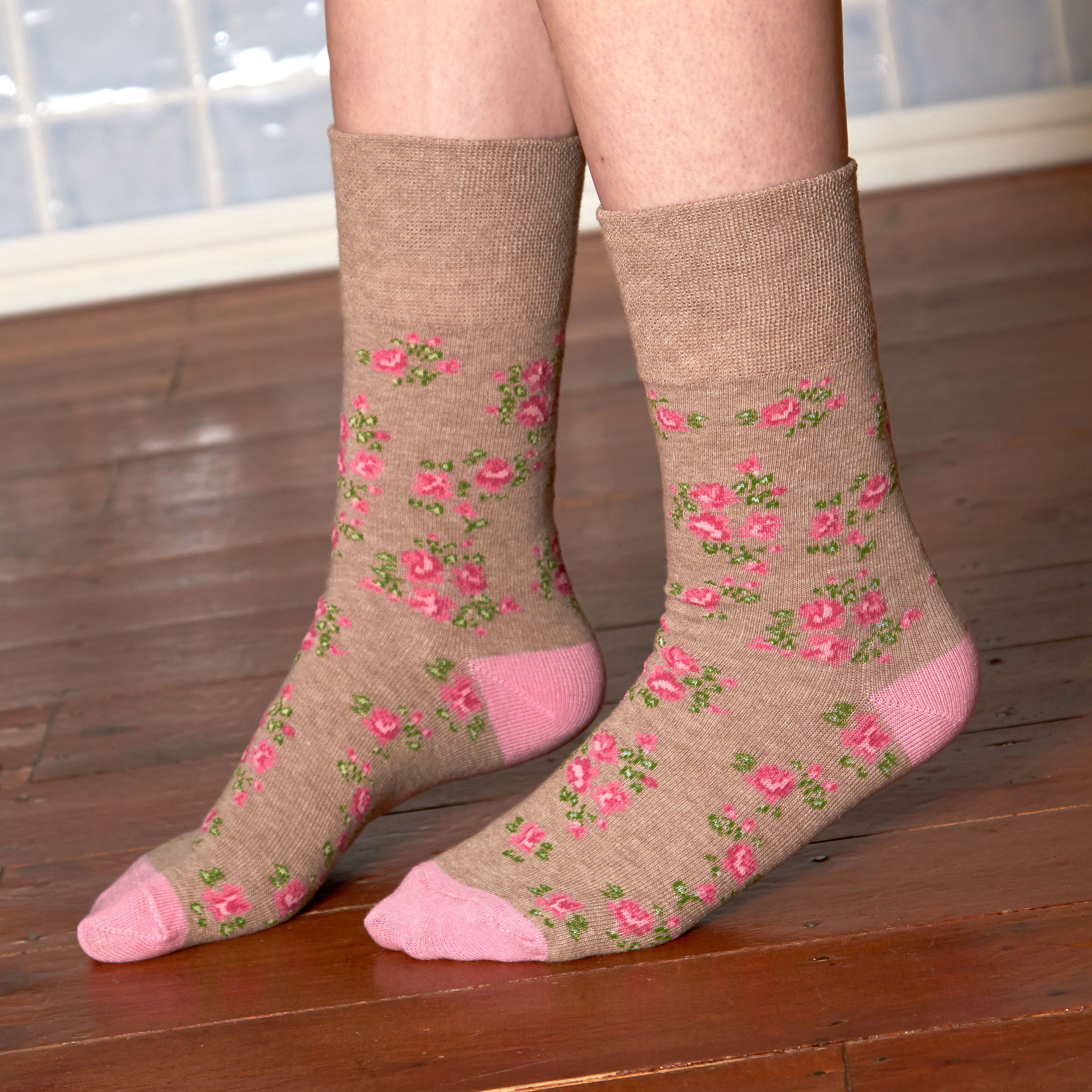 Ladies Gentle Grip Socks 1