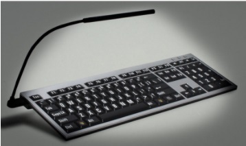 Large Print Keyboard With Detachable Light 2