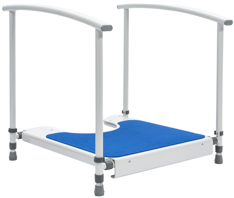 NRS Healthcare Nuvo Toilet Platform With Handrails 2