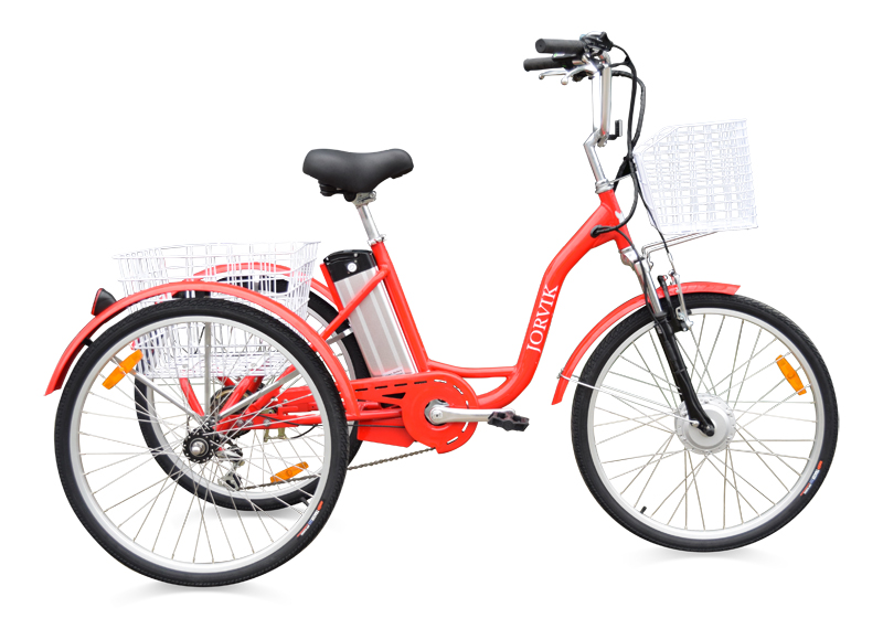 Folding Aluminium Electric Adults Tricycle