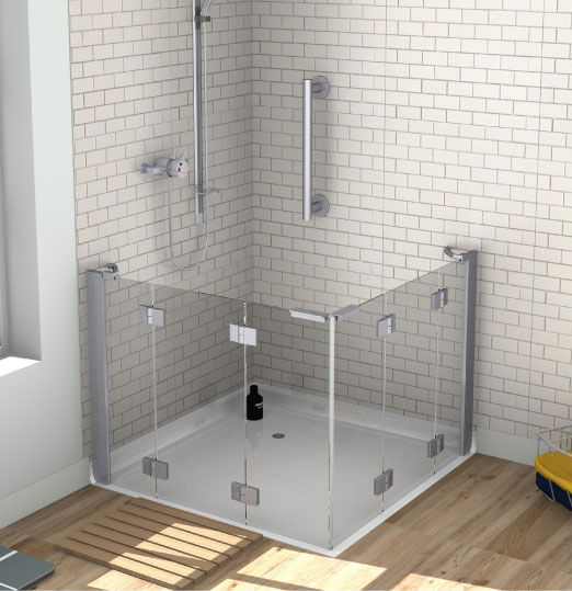 Opulence Corner Shower Door-enclosure 4
