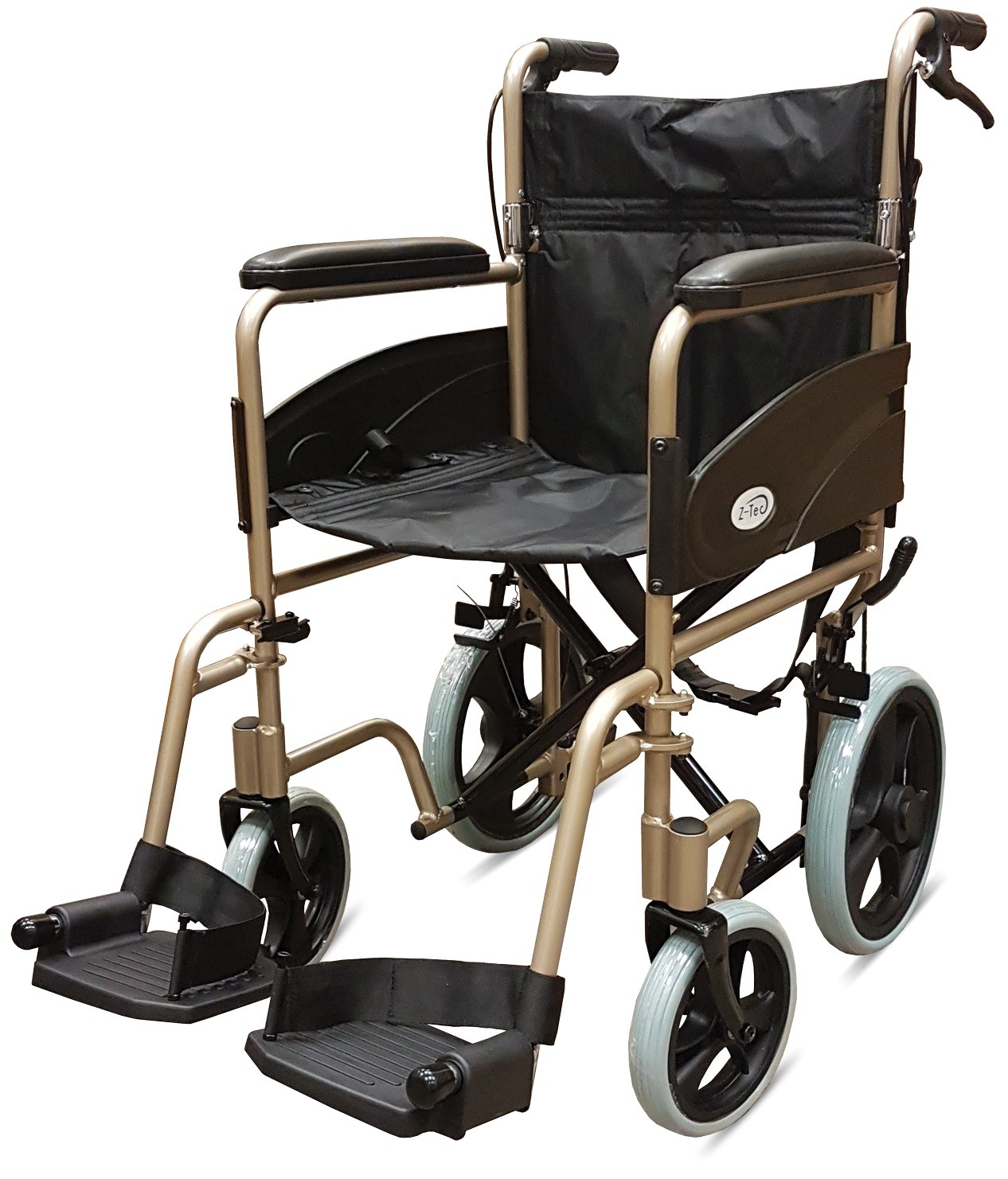 Z-tec 601x Lightweight Aluminium Transit Wheelchair 1